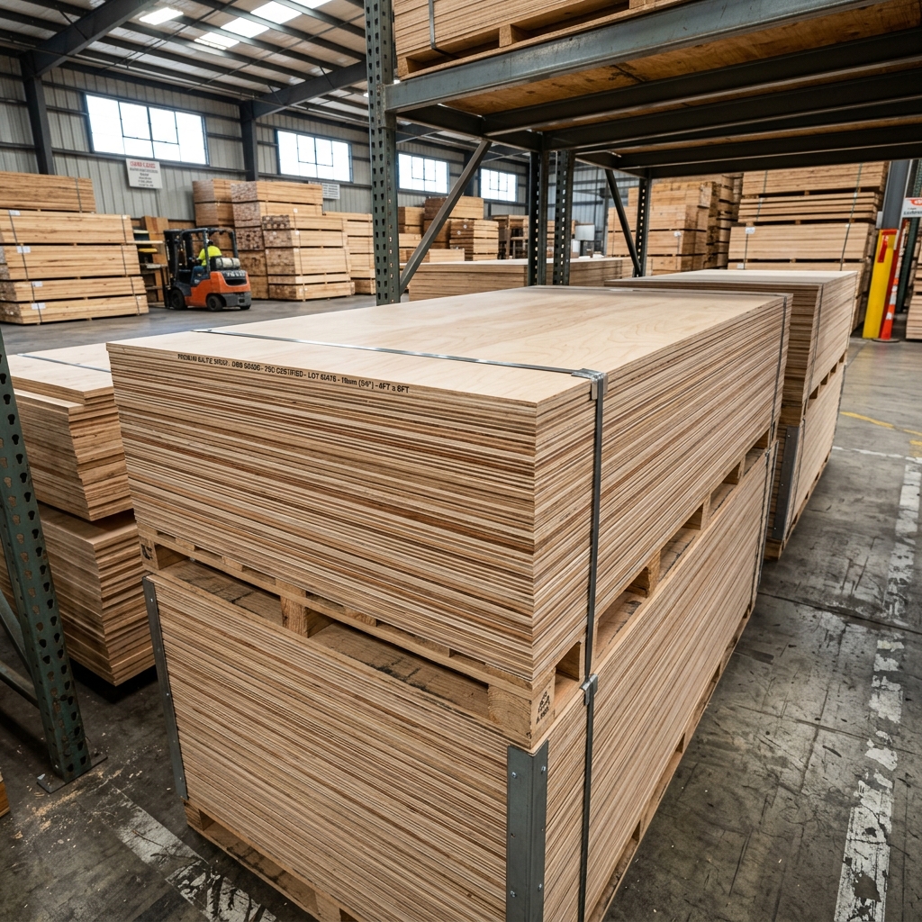 Structural Commercial Plywood Sheets