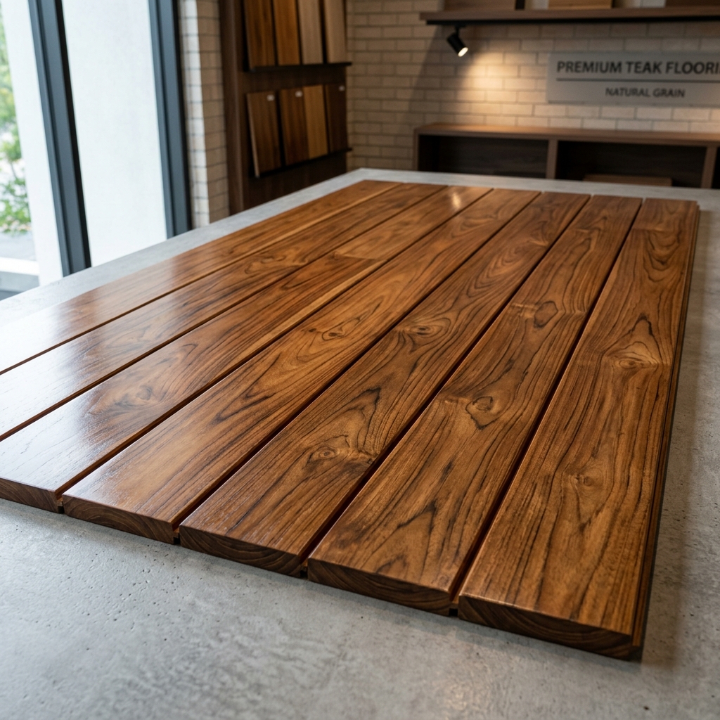 Natural Polished Teak Wood